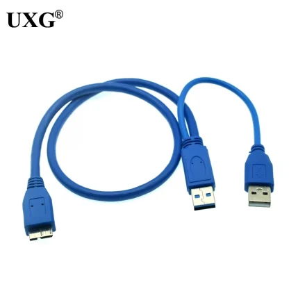 USB 3.0 Type A Male to Micro B Y Cable - 1M/0.5M Data Cord for External Mobile Hard Drive Product Image #18522 With The Dimensions of 800 Width x 800 Height Pixels. The Product Is Located In The Category Names Computer & Office → Computer Cables & Connectors