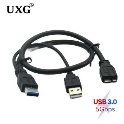 USB 3.0 Type A Male to Micro B Y Cable - 1M/0.5M Data Cord for External Mobile Hard Drive Product Image #18517 With The Dimensions of 800 Width x 800 Height Pixels. The Product Is Located In The Category Names Computer & Office → Computer Cables & Connectors