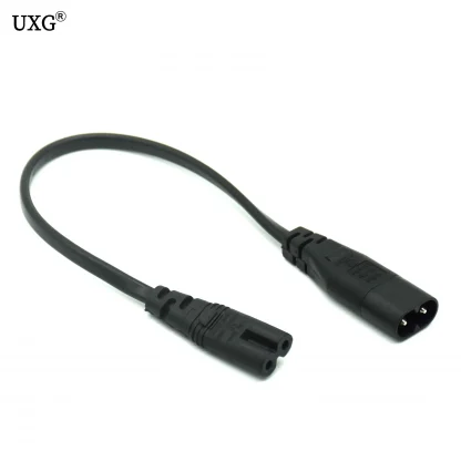 IEC 320 C8 Male to 2 x C7 Female Y-Split Power Cable, 28CM, C8 Male to C7 Female Extension Cord Product Image #16179 With The Dimensions of 2560 Width x 2560 Height Pixels. The Product Is Located In The Category Names Computer & Office → Computer Cables & Connectors