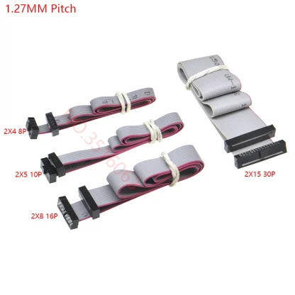 FC Pitch Ribbon Cable Set - 1.27MM/2.0MM/2.54MM, Various Pin Configurations, Gray Flat Ribbon for JTAG ISP Download Product Image #24485 With The Dimensions of 800 Width x 800 Height Pixels. The Product Is Located In The Category Names Computer & Office → Computer Cables & Connectors