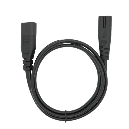 IEC 320 C7 Female to C8 Male Figure 8 Power Adapter Extension Cable - 1PCS Product Image #25226 With The Dimensions of 800 Width x 800 Height Pixels. The Product Is Located In The Category Names Computer & Office → Computer Cables & Connectors