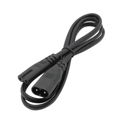 IEC 320 C7 Female to C8 Male Figure 8 Power Adapter Extension Cable - 1PCS Product Image #25228 With The Dimensions of 800 Width x 800 Height Pixels. The Product Is Located In The Category Names Computer & Office → Computer Cables & Connectors