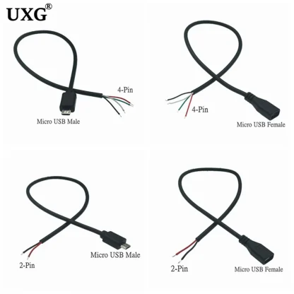 Micro USB 2.0 A Female to Android Interface Power Data Charge Cable - 30cm/1m Product Image #15591 With The Dimensions of 1024 Width x 1024 Height Pixels. The Product Is Located In The Category Names Computer & Office → Computer Cables & Connectors