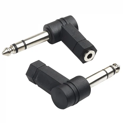 90 Degree 3.5mm to 6.35mm Mono Jack Stereo Audio Adapter Plug - AUX Headphone Cable Converter Product Image #5617 With The Dimensions of 1500 Width x 1500 Height Pixels. The Product Is Located In The Category Names Computer & Office → Computer Cables & Connectors