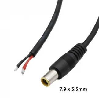 High-Quality 7.9mm X 5.5mm 8mm Male Plug Connector Cable for IBM Replacement - 30cm/1ft Length, 16AWG Product Image #418 With The Dimensions of  Width x  Height Pixels. The Product Is Located In The Category Names Computer & Office → Computer Cables & Connectors