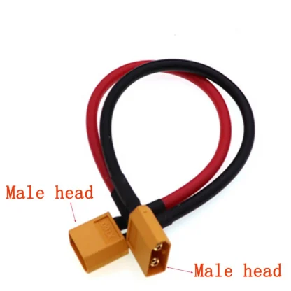 XT60 High Current Male to Female Plug Extension Cable - 10cm/20cm/30cm, Silicone Wire Connector, 14AWG/12AWG Product Image #24832 With The Dimensions of 850 Width x 850 Height Pixels. The Product Is Located In The Category Names Computer & Office → Computer Cables & Connectors