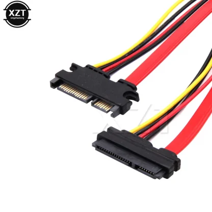 SATA Combo Extension Cable: Enhance connectivity with our 22Pin SATA Male to 7+15 Pin Female Extender. Achieve optimal data and power transmission over 30cm! 🚀 Product Image #16646 With The Dimensions of 800 Width x 800 Height Pixels. The Product Is Located In The Category Names Computer & Office → Computer Cables & Connectors