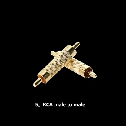 Gold RCA Adapters - Audio Plug Connectors, RCA Male/Female to 3.5mm/6.35mm Mono/Stereo Male/Female Product Image #3330 With The Dimensions of 800 Width x 800 Height Pixels. The Product Is Located In The Category Names Computer & Office → Computer Cables & Connectors