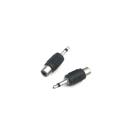 Mono/Stereo RCA Jack to 3.5mm Plug Adapter - Nickel Plated, High-Quality Plastic Construction Product Image #23337 With The Dimensions of 2560 Width x 2560 Height Pixels. The Product Is Located In The Category Names Computer & Office → Computer Cables & Connectors
