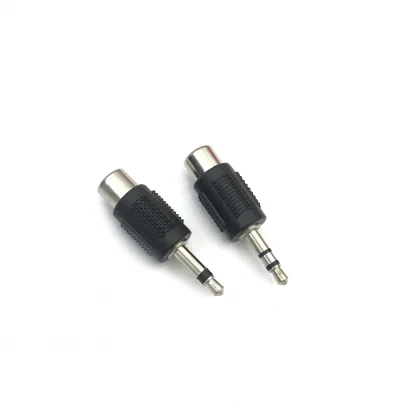 Mono/Stereo RCA Jack to 3.5mm Plug Adapter - Nickel Plated, High-Quality Plastic Construction Product Image #23340 With The Dimensions of 2560 Width x 2560 Height Pixels. The Product Is Located In The Category Names Computer & Office → Computer Cables & Connectors