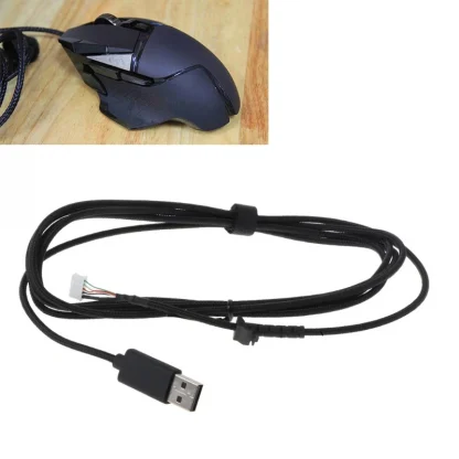 Replacement USB Soft Mouse Cable for Logitech G502 Hero - 2.2M Fast Transmission Line Product Image #14418 With The Dimensions of 800 Width x 800 Height Pixels. The Product Is Located In The Category Names Computer & Office → Computer Cables & Connectors