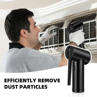 2-in-1 Cordless Electric Air Duster Blower Vacuum for Cleaning Computer Keyboard – 120 Degree Rotation, Replaces Canned Air Spray Cleaner Product Image #4113 With The Dimensions of  Width x  Height Pixels. The Product Is Located In The Category Names Computer & Office → Device Cleaners
