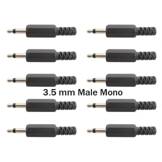 DIY Audio 3.5mm Male Mono Plug Jack - Solder Type Headphone Cable Extension Connector, Single Channel Adapter Product Image #14189 With The Dimensions of  Width x  Height Pixels. The Product Is Located In The Category Names Lights & Lighting → Lighting Accessories → Connectors