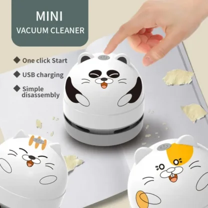 Cute Cat Mini Vacuum Cleaner: Office Desk, Home Table, Portable USB, Keyboard Dust Sweeper Product Image #15490 With The Dimensions of 800 Width x 800 Height Pixels. The Product Is Located In The Category Names Computer & Office → Device Cleaners