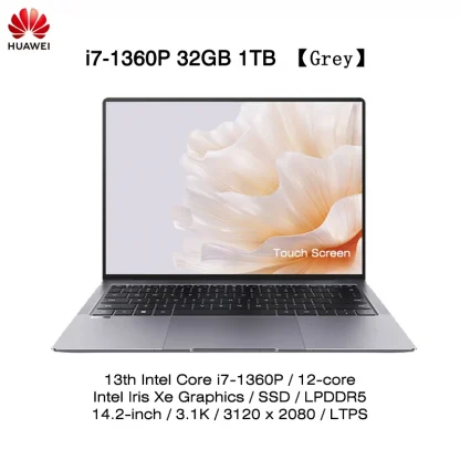 HUAWEI MateBook X Pro 2023: Intel Core i7-1360P, 16/32GB RAM, 1/2TB Storage, 14.2-inch 3.1K Touch-Screen Notebook, HDR Vivid LTPS Display Product Image #27761 With The Dimensions of 800 Width x 800 Height Pixels. The Product Is Located In The Category Names Computer & Office → Laptops