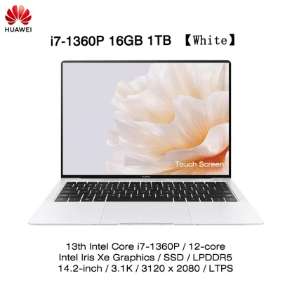 HUAWEI MateBook X Pro 2023: Intel Core i7-1360P, 16/32GB RAM, 1/2TB Storage, 14.2-inch 3.1K Touch-Screen Notebook, HDR Vivid LTPS Display Product Image #27762 With The Dimensions of 800 Width x 800 Height Pixels. The Product Is Located In The Category Names Computer & Office → Laptops