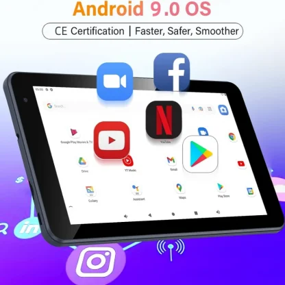 2024 New DTM7 Android 9.0 Tablet - 7 INCH, Quad Core, 2GB RAM, 16GB DDR3, 1024x600 IPS Screen, WIFI, Dual Camera for Kids Product Image #13878 With The Dimensions of 800 Width x 800 Height Pixels. The Product Is Located In The Category Names Computer & Office → Tablets