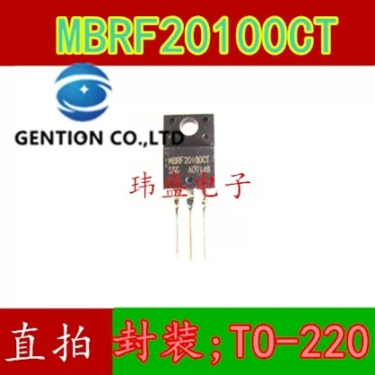 20PCS MBRF20100CT TO-220-f 20A 100V Schottky Diodes: New and Original Product Image #35201 With The Dimensions of 459 Width x 459 Height Pixels. The Product Is Located In The Category Names Computer & Office → Device Cleaners