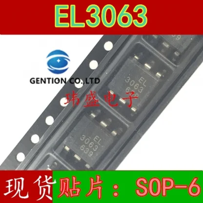 20PCS EL3063S SOP6 Trigger Thyristor Drive: New and Original Product Image #35206 With The Dimensions of 600 Width x 600 Height Pixels. The Product Is Located In The Category Names Computer & Office → Device Cleaners