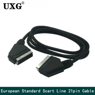 21-pin RGB Scart Cable - 1.5M Male to Male, Nickel-plated, for Scart Devices Product Image #16041 With The Dimensions of  Width x  Height Pixels. The Product Is Located In The Category Names Computer & Office → Computer Cables & Connectors