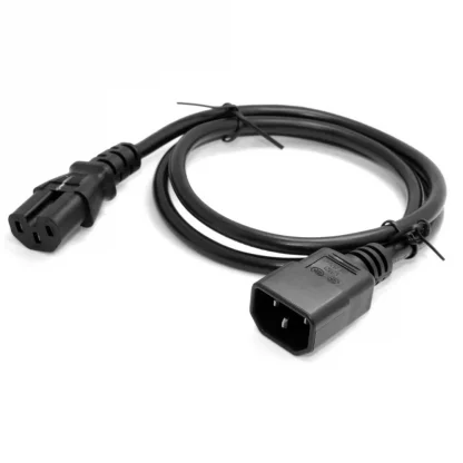 IEC 60320 C14 to C15 Power Extension Cable - 250V, 15A, Kettle Plug, Various Lengths Product Image #6307 With The Dimensions of 1000 Width x 1000 Height Pixels. The Product Is Located In The Category Names Computer & Office → Computer Cables & Connectors