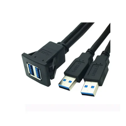 2M Waterproof USB 3.0 Extension Cable with Dual Ports for Car, Motorcycle, Marine Dashboard Product Image #5892 With The Dimensions of 800 Width x 800 Height Pixels. The Product Is Located In The Category Names Computer & Office → Computer Cables & Connectors