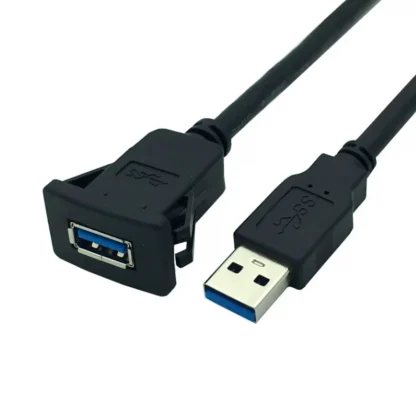 2M Waterproof USB 3.0 Extension Cable with Dual Ports for Car, Motorcycle, Marine Dashboard Product Image #5895 With The Dimensions of 800 Width x 800 Height Pixels. The Product Is Located In The Category Names Computer & Office → Computer Cables & Connectors