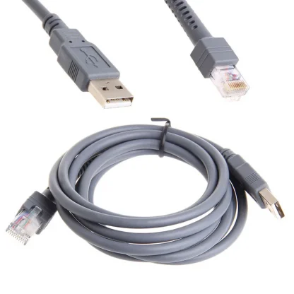 2M USB Cable for Symbol Barcode Scanners - LS1203 LS2208 LS4208 LS3008 CBA-U01-S07ZAR Product Image #21035 With The Dimensions of 800 Width x 800 Height Pixels. The Product Is Located In The Category Names Computer & Office → Computer Cables & Connectors