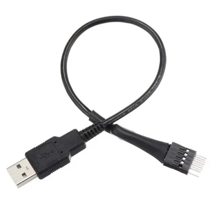2Pcs 20cm 9 Pin Male to USB A Male PC Mainboard Internal Data Extension Cable Product Image #13352 With The Dimensions of 800 Width x 800 Height Pixels. The Product Is Located In The Category Names Computer & Office → Computer Cables & Connectors
