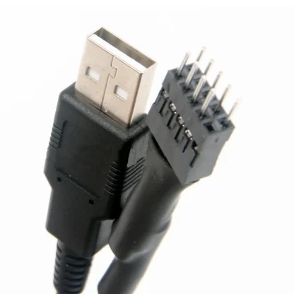 2Pcs 20cm 9 Pin Male to USB A Male PC Mainboard Internal Data Extension Cable Product Image #13354 With The Dimensions of 800 Width x 800 Height Pixels. The Product Is Located In The Category Names Computer & Office → Computer Cables & Connectors