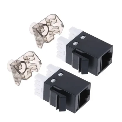 CAT6 RJ45 Keystone Jacks - Set of 2 UTP Network Module Cable Adapters Product Image #4906 With The Dimensions of 800 Width x 800 Height Pixels. The Product Is Located In The Category Names Computer & Office → Computer Cables & Connectors