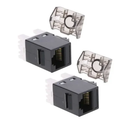 CAT6 RJ45 Keystone Jacks - Set of 2 UTP Network Module Cable Adapters Product Image #4907 With The Dimensions of 800 Width x 800 Height Pixels. The Product Is Located In The Category Names Computer & Office → Computer Cables & Connectors
