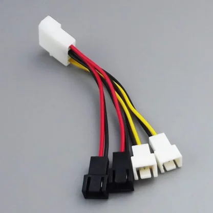 2pcs 4-Pin Molex to 3-Pin Fan Power Adapter Cables for CPU and PC Case Fans Product Image #9916 With The Dimensions of 1001 Width x 1001 Height Pixels. The Product Is Located In The Category Names Computer & Office → Computer Cables & Connectors