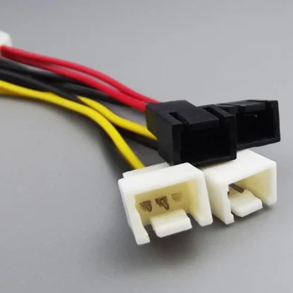 2pcs 4-Pin Molex to 3-Pin Fan Power Adapter Cables for CPU and PC Case Fans Product Image #9917 With The Dimensions of 1001 Width x 1001 Height Pixels. The Product Is Located In The Category Names Computer & Office → Computer Cables & Connectors
