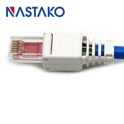Tool-less Ethernet Cable Connectors - 2pcs/Pack, Crystal Head Plugs for Cat5e CAT6 RJ45, No Crimping Required Product Image #12575 With The Dimensions of 1000 Width x 1000 Height Pixels. The Product Is Located In The Category Names Computer & Office → Computer Cables & Connectors