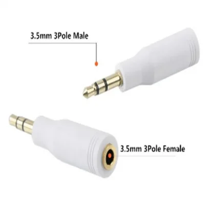 3.5mm 4 Pole Male to 3.5mm 3 Pole Female Stereo Audio Adapter Product Image #17648 With The Dimensions of 750 Width x 750 Height Pixels. The Product Is Located In The Category Names Computer & Office → Computer Cables & Connectors