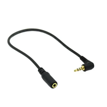 3.5mm TRS to TRRS Adapter Cable: 3-Pole TRS Female to 4-Pole TRRS Male for Microphone Accessories Product Image #519 With The Dimensions of 800 Width x 800 Height Pixels. The Product Is Located In The Category Names Computer & Office → Computer Cables & Connectors