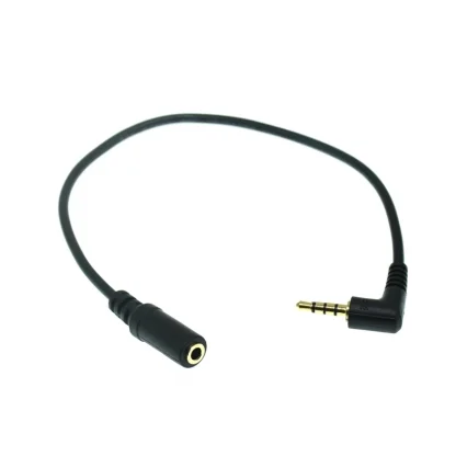 3.5mm TRS to TRRS Adapter Cable: 3-Pole TRS Female to 4-Pole TRRS Male for Microphone Accessories Product Image #521 With The Dimensions of 800 Width x 800 Height Pixels. The Product Is Located In The Category Names Computer & Office → Computer Cables & Connectors