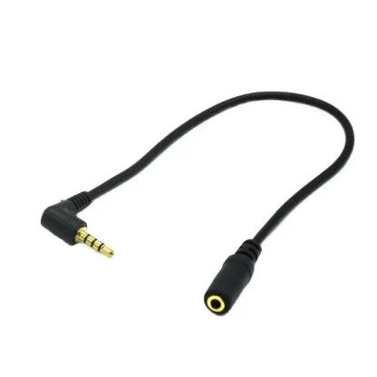 3.5mm TRS to TRRS Adapter Cable: 3-Pole TRS Female to 4-Pole TRRS Male for Microphone Accessories Product Image #517 With The Dimensions of 800 Width x 800 Height Pixels. The Product Is Located In The Category Names Computer & Office → Computer Cables & Connectors