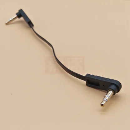 Ultra Short 3.5mm Double Elbow AUX Audio Cable (10cm) for Vehicle Product Image #192 With The Dimensions of 750 Width x 750 Height Pixels. The Product Is Located In The Category Names Computer & Office → Computer Cables & Connectors