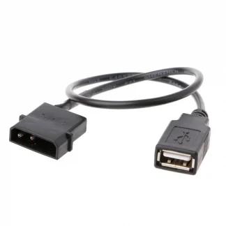Efficient Power Delivery: Upgrade with our 30cm 5V 2-Pin IDE Molex to USB 2.0 Type A Female Power Adapter Cable for seamless connectivity. Enhance your device performance. Enjoy ✓Free Shipping Worldwide! ✓Limited Time Sale ✓Easy Return. Product Image #18384 With The Dimensions of  Width x  Height Pixels. The Product Is Located In The Category Names Computer & Office → Computer Cables & Connectors