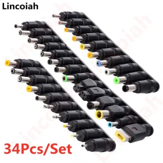 34PCS/8PCS Universal DC AC Power Adapter Tips Connector Kits - 5.5mmx2.1mm for Lenovo Thinkpad Laptop Power Supply Product Image #11141 With The Dimensions of  Width x  Height Pixels. The Product Is Located In The Category Names Computer & Office → Device Cleaners