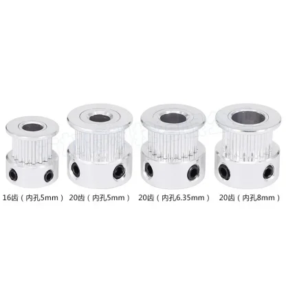 GT2 20 Teeth Timing Pulley with Timing Belt Support for Ender-3/Ender-3 Pro - 3D Printer Accessories Product Image #18501 With The Dimensions of 800 Width x 800 Height Pixels. The Product Is Located In The Category Names Computer & Office → Computer Cables & Connectors