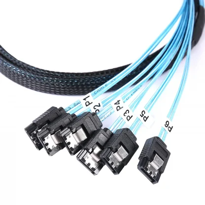 SATA 6Gbps HDD Splitter Cable - 4/6 Pcs/set, 7 Pin to 7 Pin SAS Cable, Ideal for Servers Product Image #1996 With The Dimensions of 1600 Width x 1600 Height Pixels. The Product Is Located In The Category Names Computer & Office → Computer Cables & Connectors
