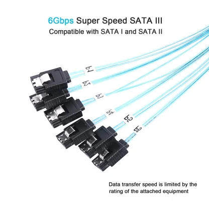 SATA 6Gbps HDD Splitter Cable - 4/6 Pcs/set, 7 Pin to 7 Pin SAS Cable, Ideal for Servers Product Image #1997 With The Dimensions of 1600 Width x 1600 Height Pixels. The Product Is Located In The Category Names Computer & Office → Computer Cables & Connectors