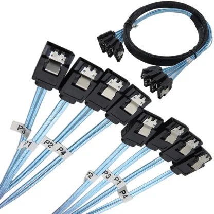 SATA 6Gbps HDD Splitter Cable - 4/6 Pcs/set, 7 Pin to 7 Pin SAS Cable, Ideal for Servers Product Image #1998 With The Dimensions of 800 Width x 800 Height Pixels. The Product Is Located In The Category Names Computer & Office → Computer Cables & Connectors