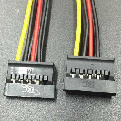 Dual SATA Power Supply Extension Cable - IDE Molex to 2 Serial Hard Drive Y Splitter Adapter Product Image #18205 With The Dimensions of 800 Width x 800 Height Pixels. The Product Is Located In The Category Names Computer & Office → Computer Cables & Connectors