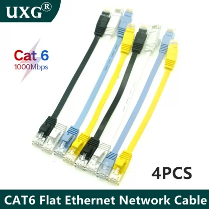 Cat6 Flat UTP Ethernet Network Cable Set - 20cm to 30m Lengths (4pcs) Product Image #3813 With The Dimensions of 800 Width x 800 Height Pixels. The Product Is Located In The Category Names Computer & Office → Computer Cables & Connectors