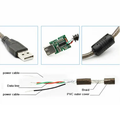 USB 2.0 Extension Cable - Male to Female Active Repeater for Wireless Network Card, 5/10/15/20m Product Image #14638 With The Dimensions of 1001 Width x 1001 Height Pixels. The Product Is Located In The Category Names Computer & Office → Computer Cables & Connectors