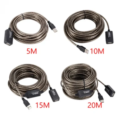 USB 2.0 Extension Cable - Male to Female Active Repeater for Wireless Network Card, 5/10/15/20m Product Image #14633 With The Dimensions of 1000 Width x 1000 Height Pixels. The Product Is Located In The Category Names Computer & Office → Computer Cables & Connectors